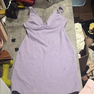 Lavender Knit Dress